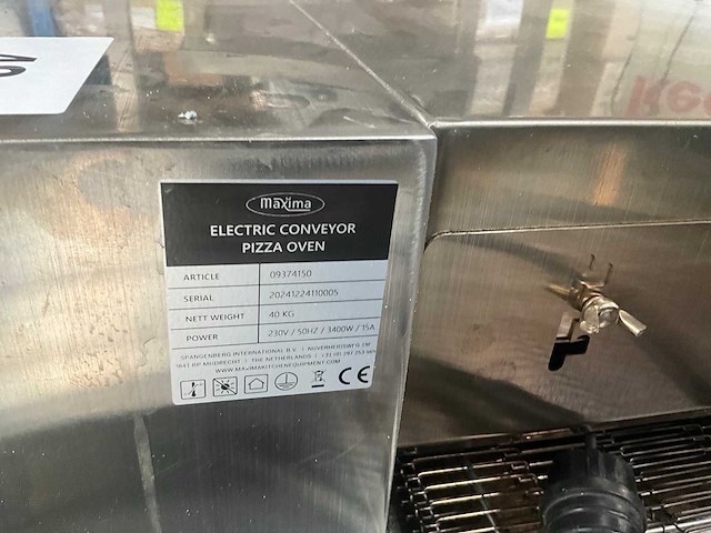 Maxima elektrische pizza doorloopoven - afbeelding 6 van  8