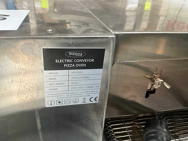Maxima elektrische pizza doorloopoven - afbeelding 8 van  8