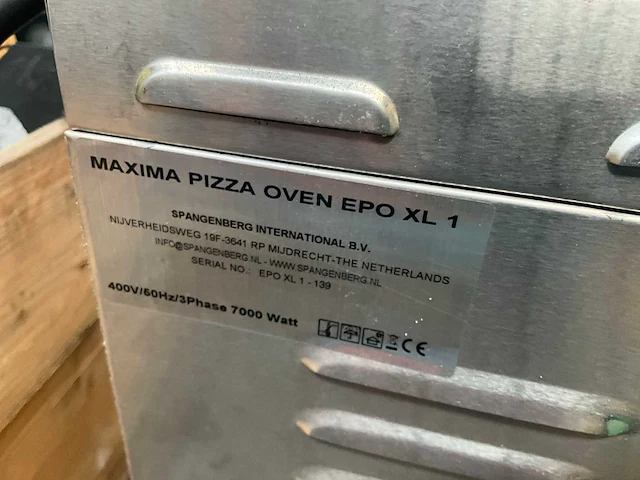 Maxima epo xl 1 rvs one deck pizza-oven - afbeelding 2 van  10