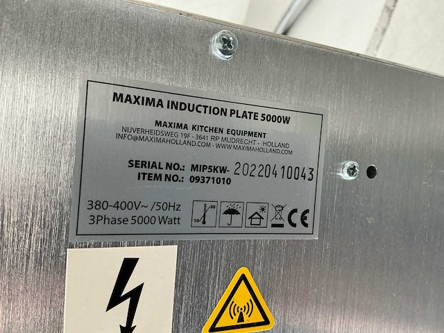 Maxima induction plate grill- en bakplaat - afbeelding 6 van  7