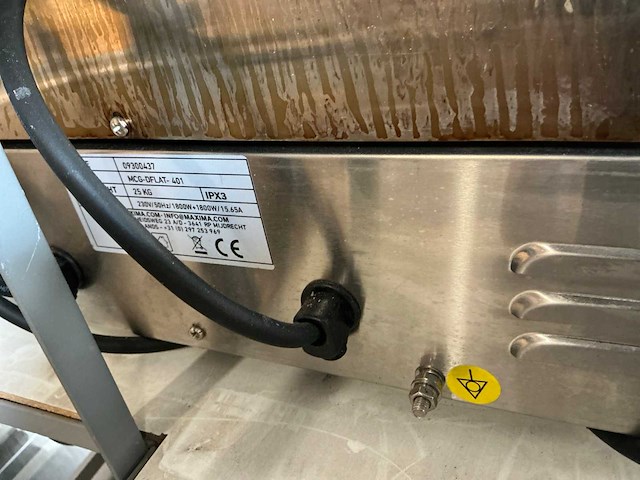 Maxima mcg-dflat-401 dubbele contactgrill - afbeelding 3 van  3