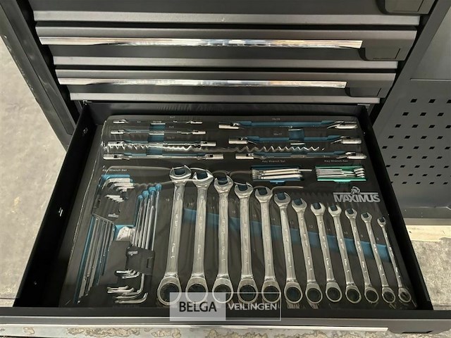 Maximus 12 drawers roller cabinet - afbeelding 4 van  17