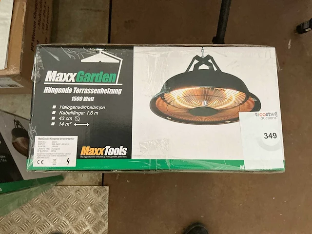 Maxx garden 20235 kerst- & seizoensartikelen patio haeter 1500 watt - afbeelding 1 van  1