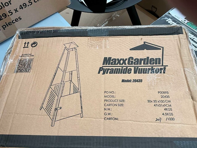 Maxx garden 20435 kerst- & seizoensartikelen vuurkorven - afbeelding 1 van  2