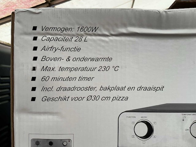 Maxx garden 22170 hetelucht oven - afbeelding 4 van  4