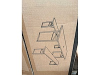 Maxx garden opvouwbare tuintafel met 2 zitbanken - afbeelding 3 van  4