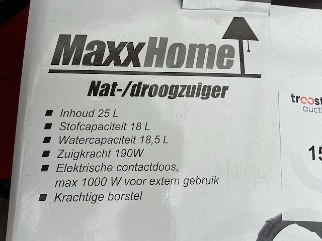 Maxx home 22048 nat droog stofzuiger - afbeelding 2 van  3