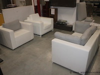 Maxx middenhoekelement + 2 rugkussens | maxx middenhoekelement + 2 rugkussens | max lounge - ice white armstoel incl.kussen - afbeelding 1 van  4