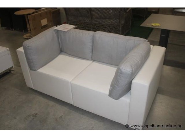 Maxx middenhoekelement + 2 rugkussens | maxx middenhoekelement + 2 rugkussens | max lounge - ice white armstoel incl.kussen - afbeelding 4 van  4