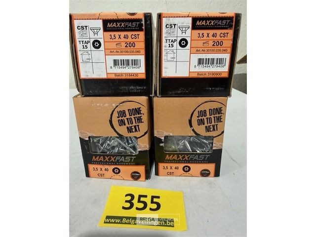 Maxxfast houtschroef 3,5x40 torx 800 stuks - afbeelding 2 van  3