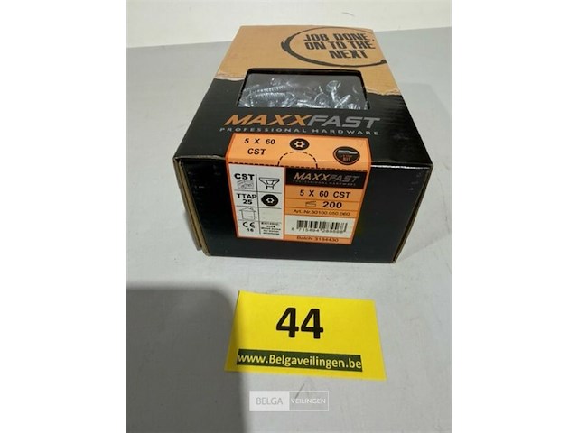 Maxxfast houtschroef 5 x 60 cst 200st - afbeelding 3 van  3