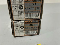 Maxxfast houtschroef cst 3,5x25 400 stuks inox - afbeelding 2 van  3