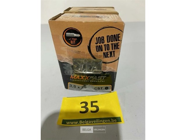 Maxxfast houtschroef cst 3,5x25 400 stuks inox - afbeelding 3 van  3