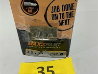 Maxxfast houtschroef cst 3,5x25 400 stuks inox - afbeelding 3 van  3