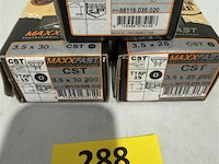 Maxxfast houtschroef cst inox 200x 3,5x20 200x 3,5x25 200x 3,5x30 - afbeelding 3 van  3