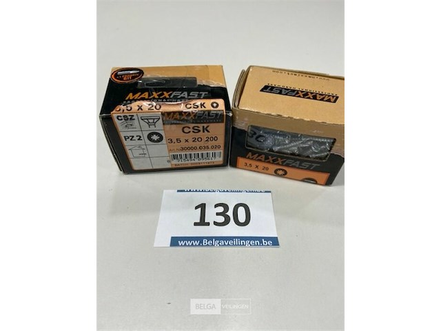 Maxxfast houtschroef csz 3,5 x 20 400 stuks - afbeelding 1 van  3