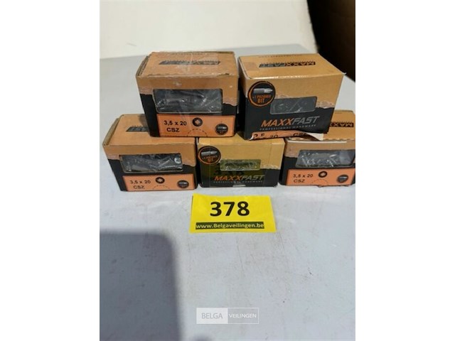 Maxxfast houtschroef csz 3,5x20 1000 stuks - afbeelding 2 van  3