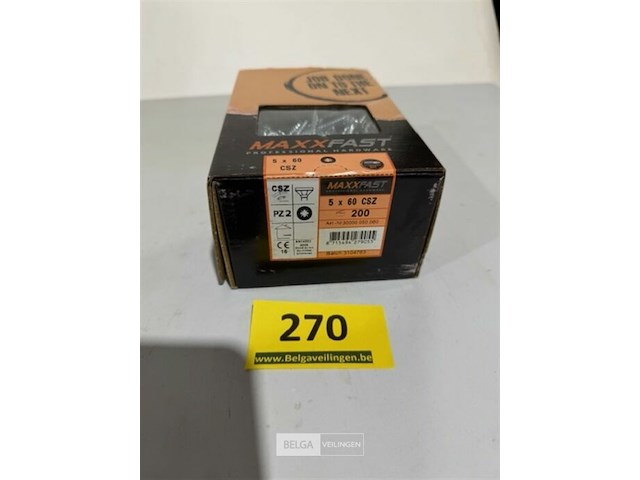 Maxxfast houtschroef csz 5 x 60 200st - afbeelding 3 van  3