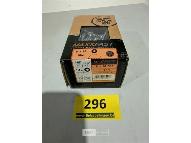 Maxxfast houtschroef csz 5 x 80 100st - afbeelding 3 van  3