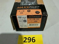 Maxxfast houtschroef csz 5 x 80 100st - afbeelding 3 van  3