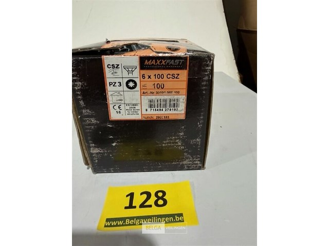Maxxfast houtschroef csz 6 x 100 100 stuks - afbeelding 3 van  3