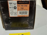 Maxxfast houtschroef csz 6 x 100 100 stuks - afbeelding 3 van  3