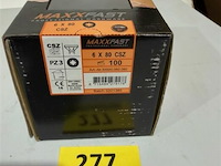 Maxxfast houtschroef csz 6 x 80 100st - afbeelding 3 van  3