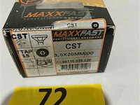 Maxxfast torx houtschroef inox 3,5x20 400 stuks - afbeelding 1 van  3