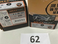 Maxxfast torx houtschroef inox 4 x 30 cst 400 stuks - afbeelding 1 van  3