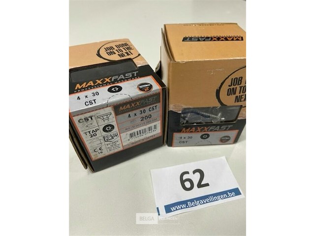 Maxxfast torx houtschroef inox 4 x 30 cst 400 stuks - afbeelding 3 van  3