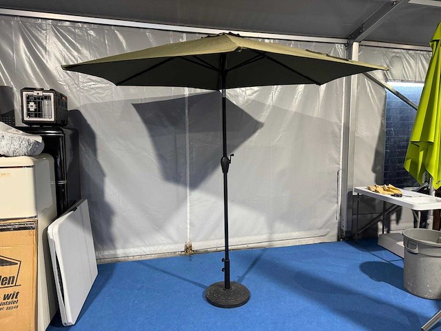 Maxxgarden - stokparasol donkergroen 300cm - afbeelding 1 van  3