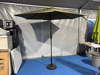 Maxxgarden - stokparasol donkergroen 300cm - afbeelding 1 van  3