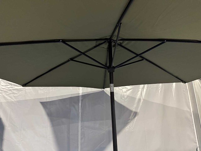 Maxxgarden - stokparasol donkergroen 300cm - afbeelding 4 van  4