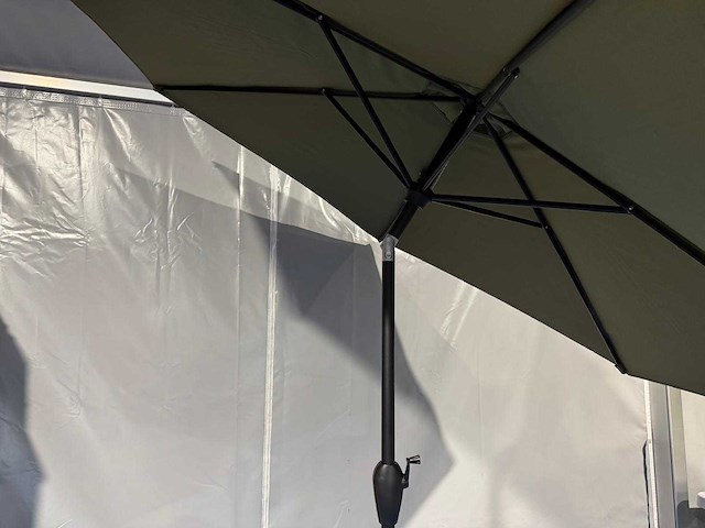 Maxxgarden - stokparasol donkergroen 300cm - afbeelding 3 van  4