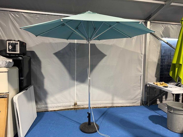Maxxgarden - stokparasol rvs - 270cm - afbeelding 1 van  5