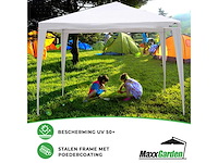 Maxxgarden 20021 partytent 3x3m wit 3 stuks - afbeelding 3 van  3