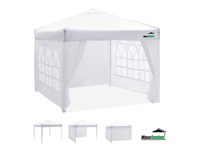 Maxxgarden 20023 partytent 3x4m wit - afbeelding 2 van  3