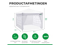 Maxxgarden 20023 partytent 3x4m wit - afbeelding 3 van  3