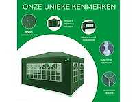 Maxxgarden 20026 partytent 3x4m met zijwanden groen - afbeelding 2 van  4