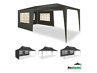 Maxxgarden 20031 partytent 3x6m met zijwanden zwart - afbeelding 2 van  5