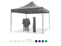 Maxxgarden 20102 partytent easy-up 3x3m antraciet - afbeelding 1 van  3
