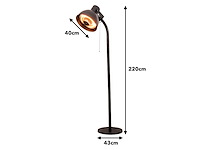 Maxxgarden 20234 terrasverwarmer - staand - retro design - 2000 w - afbeelding 4 van  4