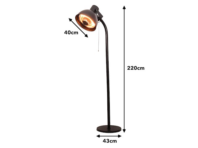 Maxxgarden 20234 terrasverwarming 2000 w - afbeelding 2 van  4