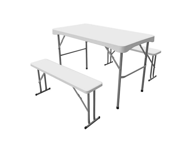 Maxxgarden 20236 picknicktafel tafel met banken 105cm - afbeelding 1 van  4
