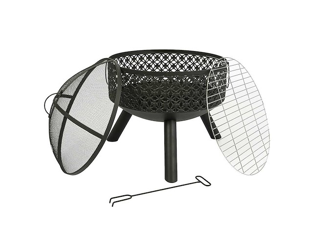 Maxxgarden 20434 barbecue - vuurschaal - terrashaard vuurkorf 52cm - afbeelding 1 van  2