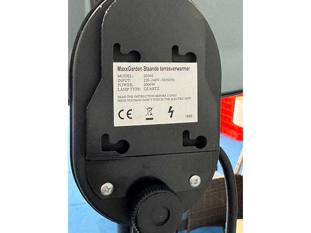 Maxxgarden 20560 terrasverwarming 2000w - terrasverwarming (3x) - afbeelding 4 van  4