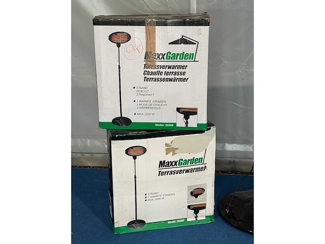 Maxxgarden 20560 terrasverwarming 2000w - terrasverwarming (3x) - afbeelding 2 van  4