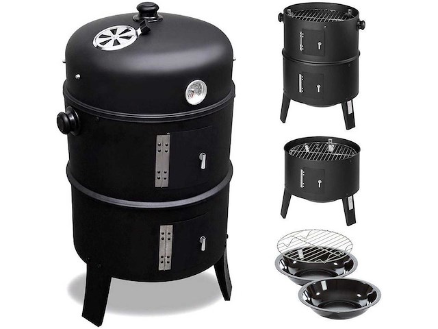 Maxxgarden 20730 houtskool barbecue smoker - barbecue - afbeelding 1 van  1