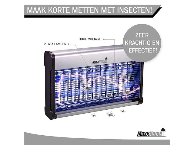 Maxxgarden 20740 insectendoder – vliegenlamp 16 watt - tot 70m² - afbeelding 3 van  5