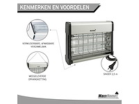Maxxgarden 20740 insectendoder – vliegenlamp 16 watt - tot 70m² - afbeelding 2 van  5